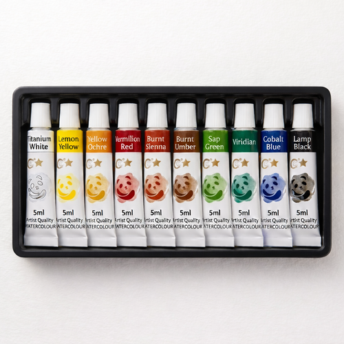 Premium Watercolor Paints (Set of 12)
